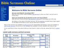 Tablet Screenshot of bible-sermons.org.uk